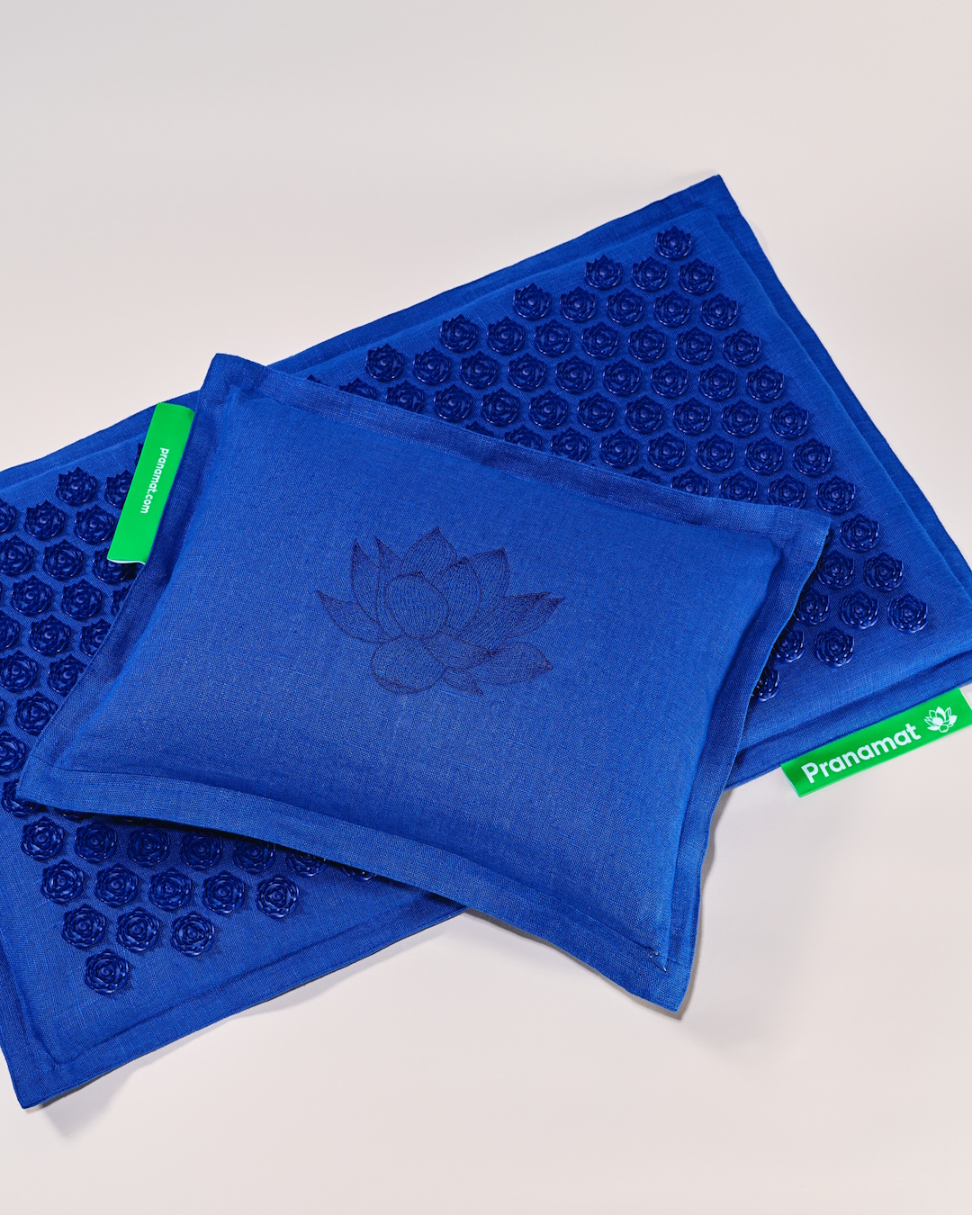 Pranamat + PranaPillow (Monaco Blue)