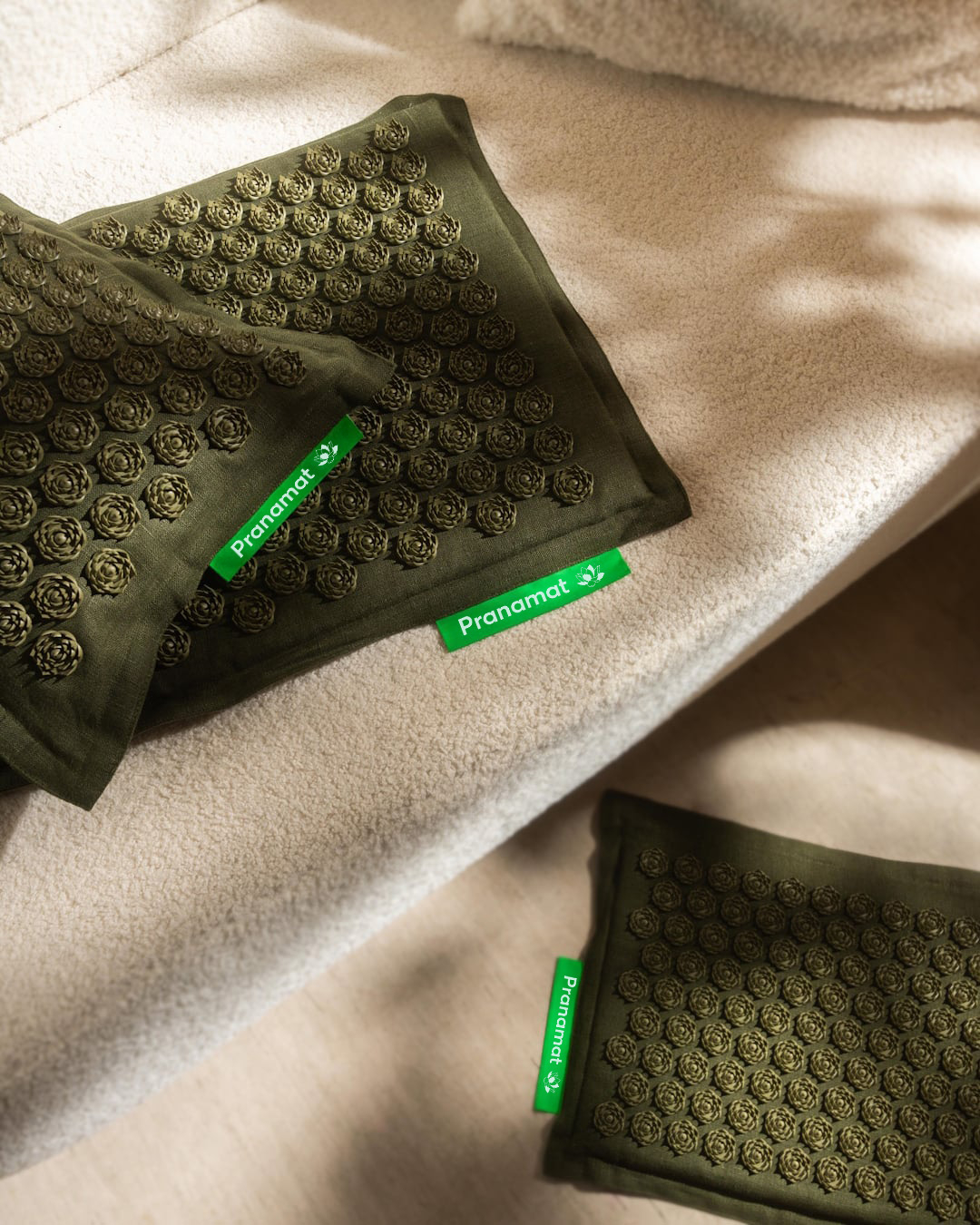 Pranamat Set (Mat + Pillow + Mini) Olive