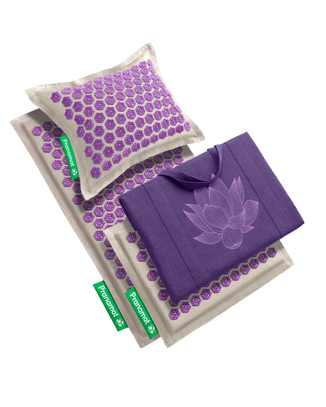 Pranamat + PranaPillow + Mini + BigBag (Amethyst)
