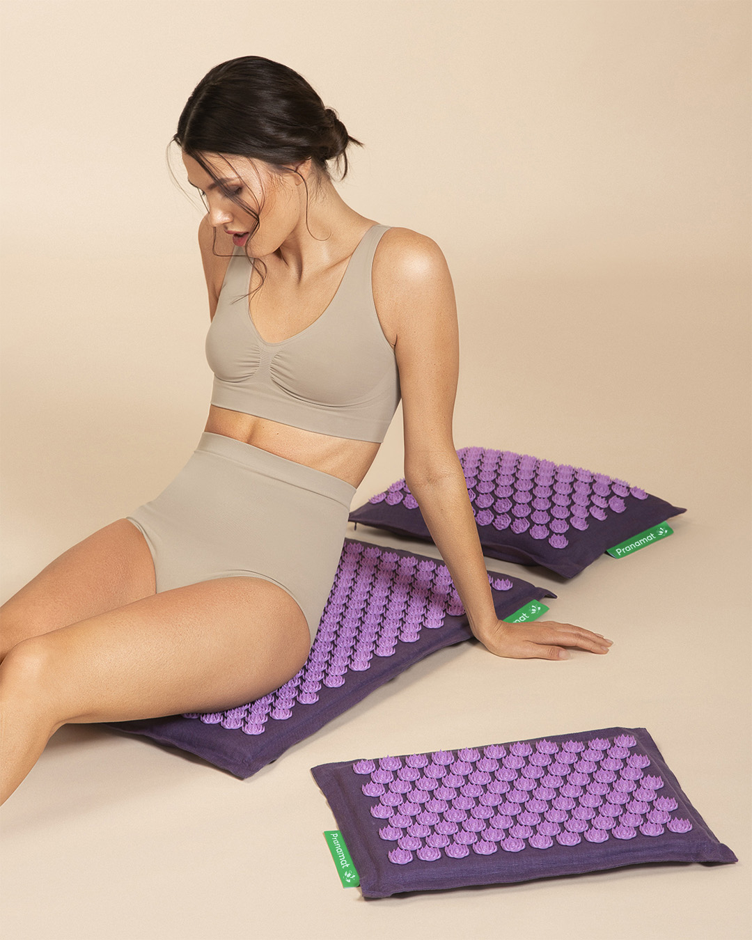 Pranamat Set (Mat + Pillow + Mini) Lavender