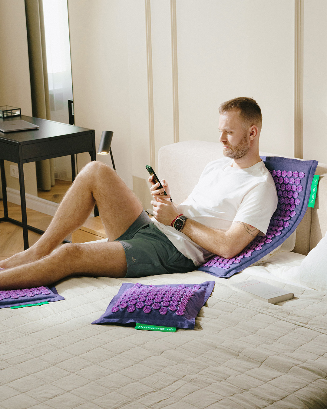 Pranamat Set (Mat + Pillow + Mini) Lavender