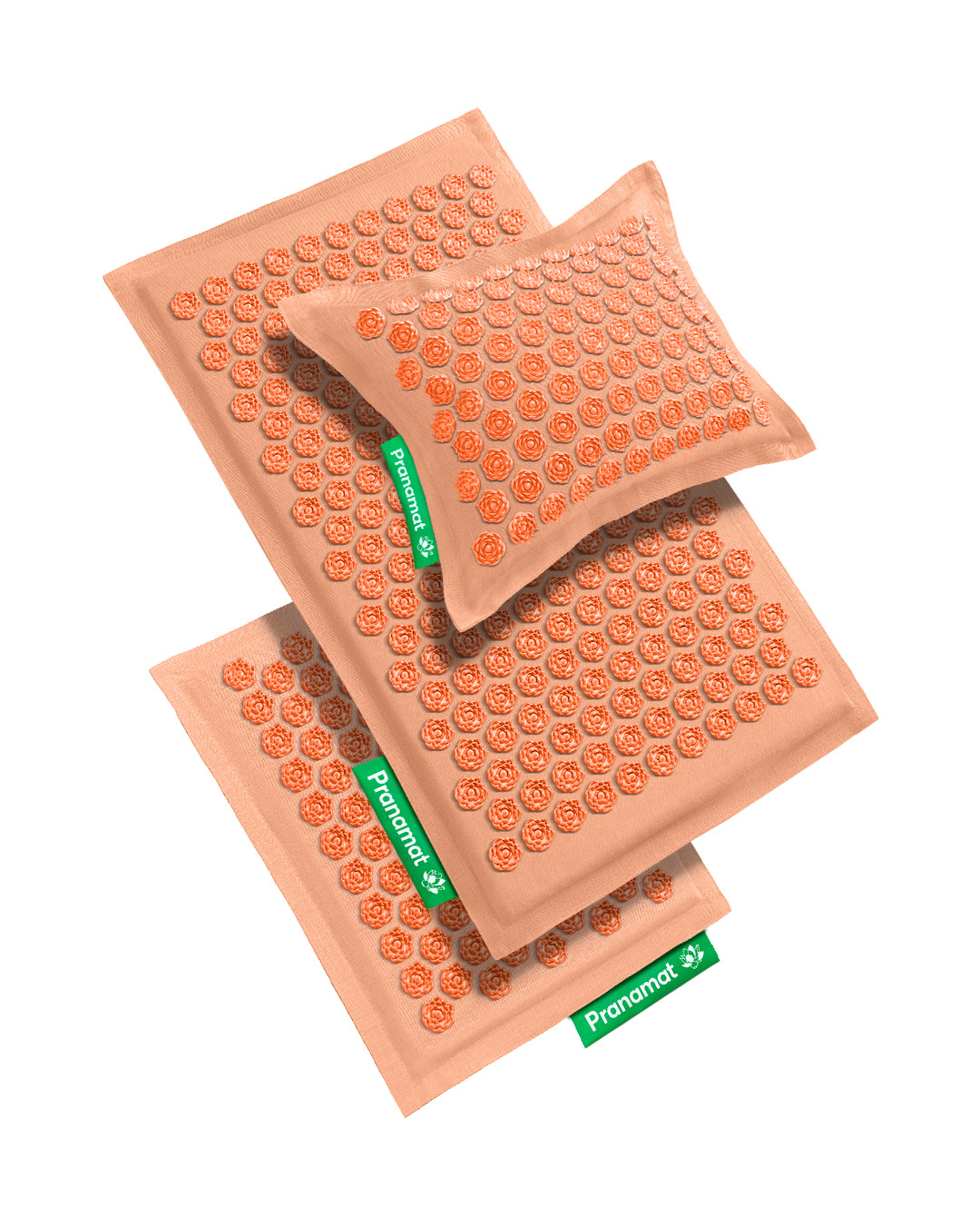 Pranamat + PranaPillow + Mini Hemp Edition (Peach)
