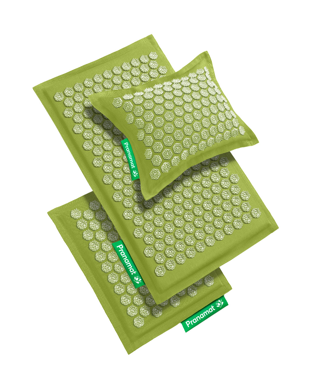 Pranamat + PranaPillow + Mini Hemp Edition (Lime)