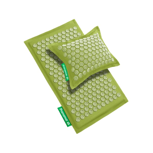 Pranamat + PranaPillow Hemp Edition (Lime)