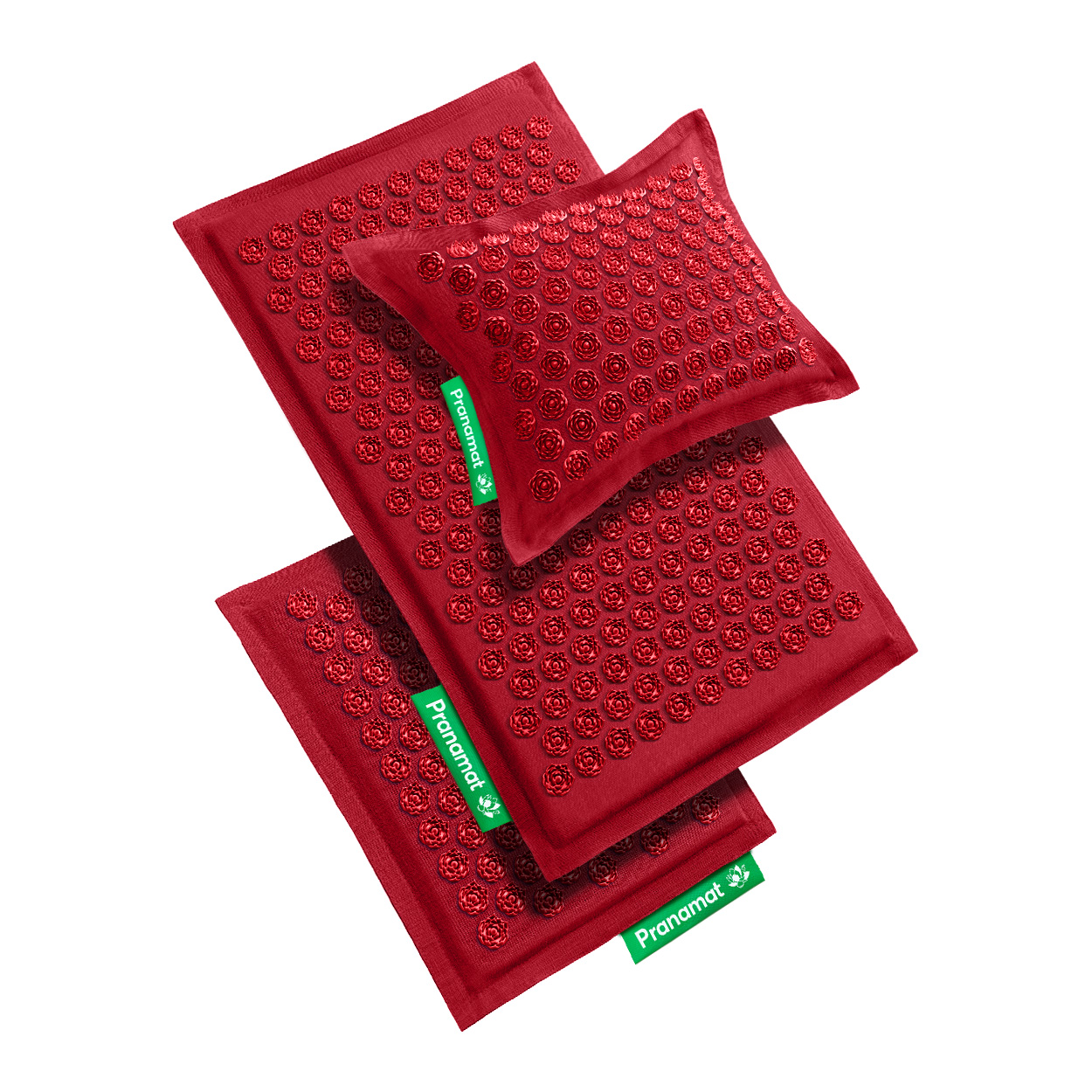Pranamat + Pillow + Mini (Burgundy)