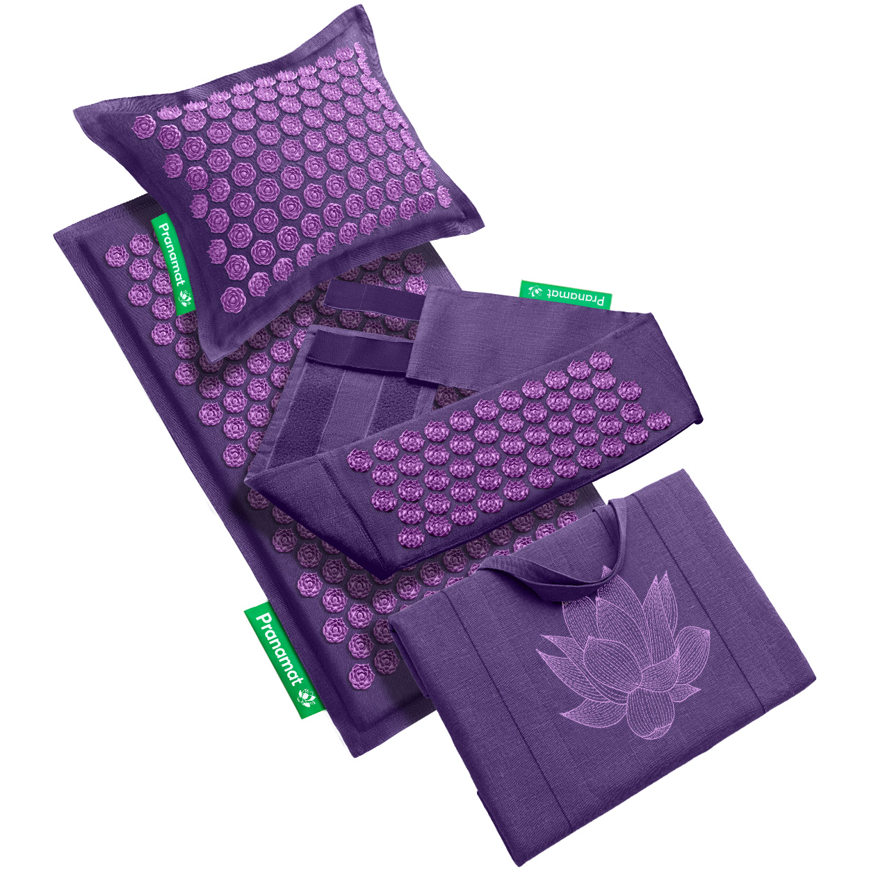 Pranamat + PranaPillow + Big Bag + PranaBelt (Lavender)