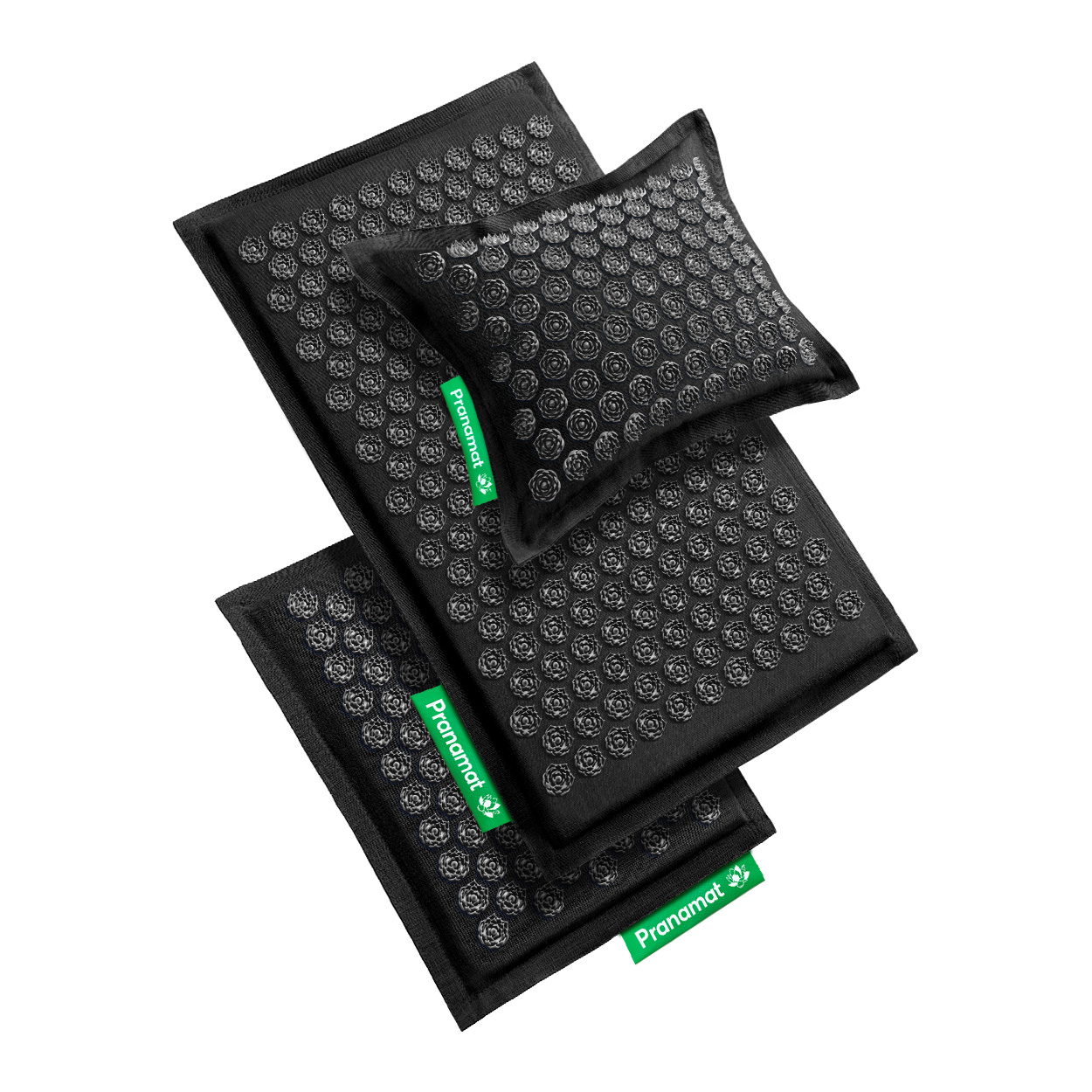 Pranamat Set (Mat + Pillow + Mini) Obsidian